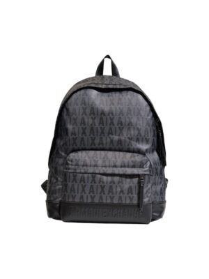 Armani Exchange Black Polyethylene Backpack