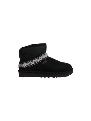 UGG Black Suede Leather Boot