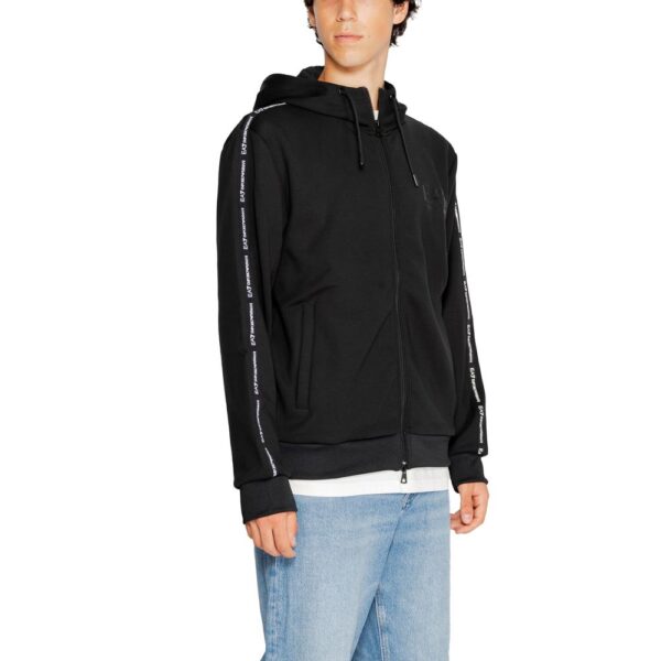 EA7 Emporio Armani Black Polyester Sweater - Image 4