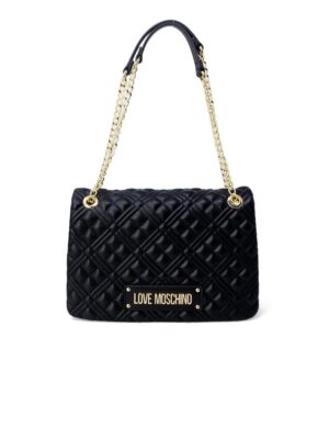 Love Moschino Gold Polyethylene Handbag