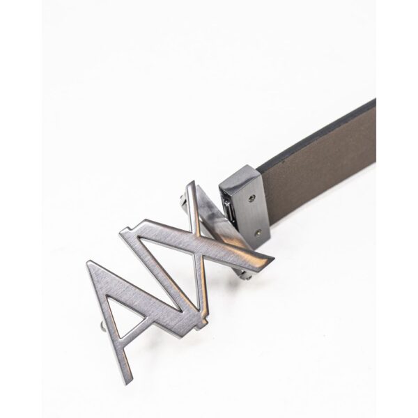 Armani Exchange Black Leather Belt - Image 5
