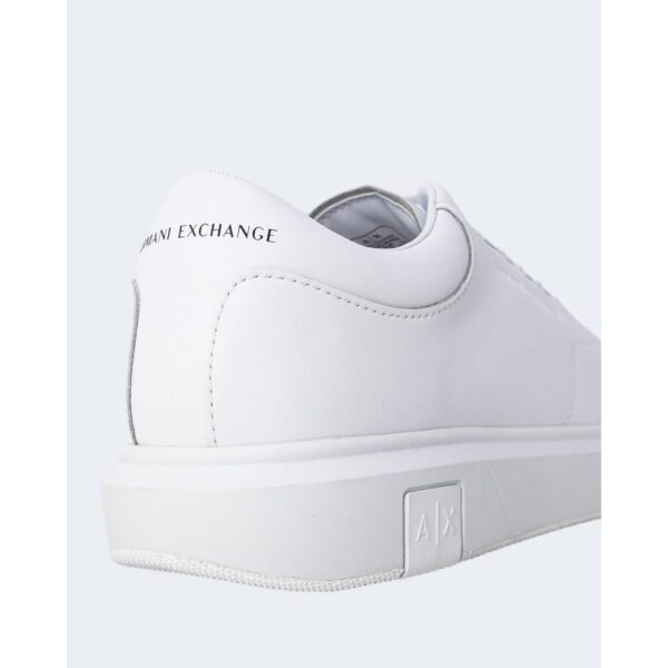 Armani Exchange White Leather Sneaker - Image 4