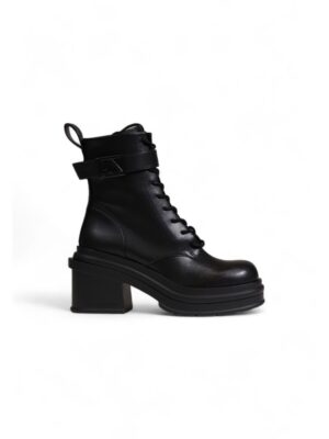 Armani Exchange Black Polyester Boot
