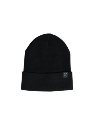 Armani Exchange Black Polyester Hats & Cap