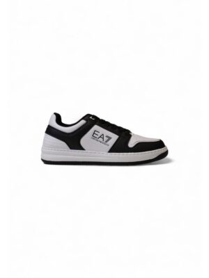 EA7 Emporio Armani Black And White Polyester Sneaker