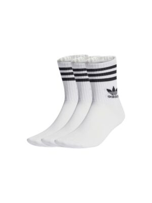 Adidas White Cotton Sock