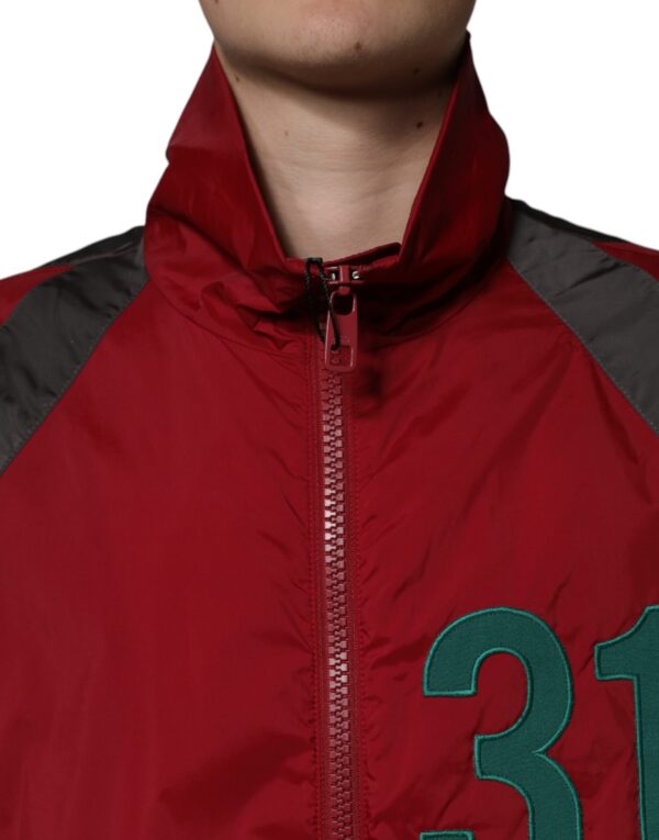 Dolce & Gabbana Multicolor Nylon Full Zip Windbreaker Jacket - Image 5
