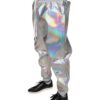Dolce & Gabbana Silver Iridescent Men Jogger Sweatpants Pants - Image 3
