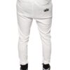 Dolce & Gabbana White Cotton Slim Men Jogger Sweatpants Pants - Image 4