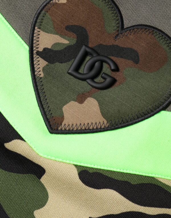 Dolce & Gabbana Multicolor Camouflage Sweatshirt Sweater - Image 7