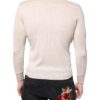 Dolce & Gabbana Beige Cashmere Button Down Cardigan Sweater - Image 4
