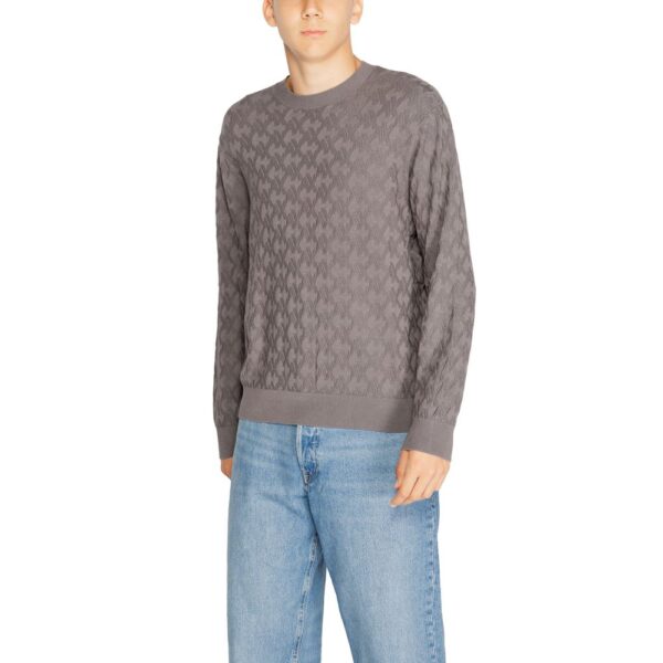 Armani Exchange Gray Viscose T-Shirt - Image 3