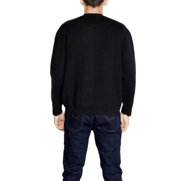 Armani Exchange Black Cotton T-Shirt - Image 3