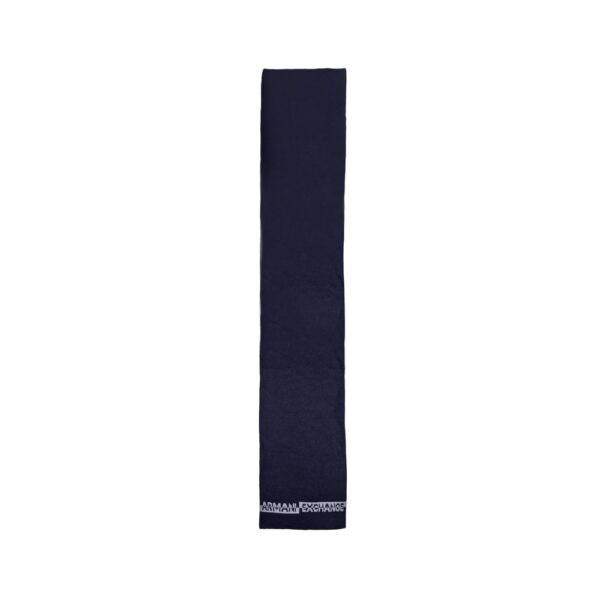 Armani Exchange Blue Polyamide Scarf - Image 5