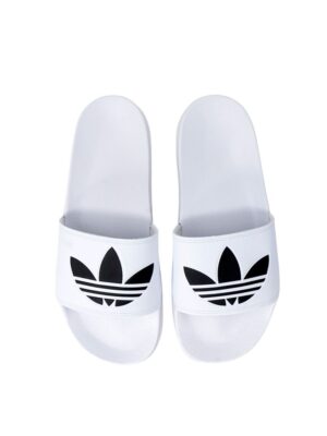 Adidas White Polyester Sandal