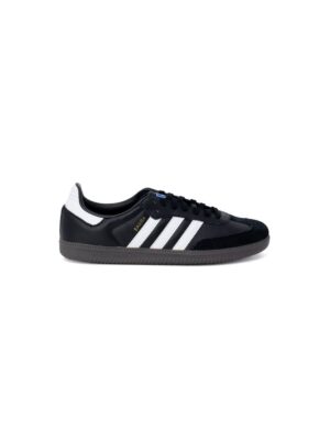 Adidas Black Leather Sneaker