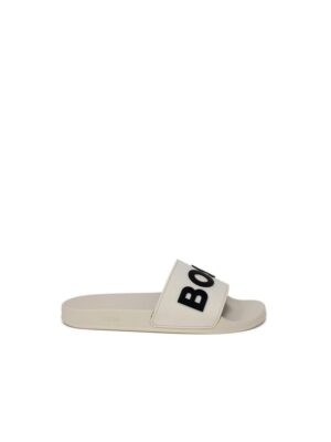 Hugo Boss White Polyethylene Sandal
