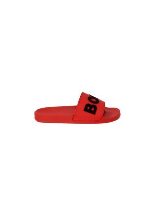 Hugo Boss Red Polyethylene Sandal