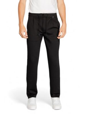 Calvin Klein Black Polyester Polyester Jeans & Pant