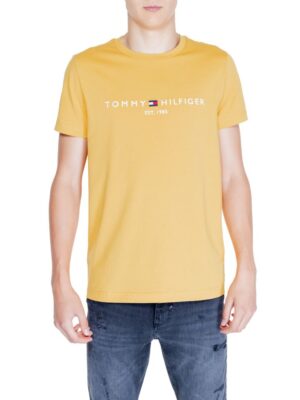 Tommy Hilfiger Yellow Cotton T-Shirt