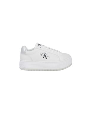 Calvin Klein Silver Leather Sneaker