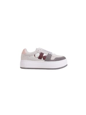 Calvin Klein Gray Leather Sneaker