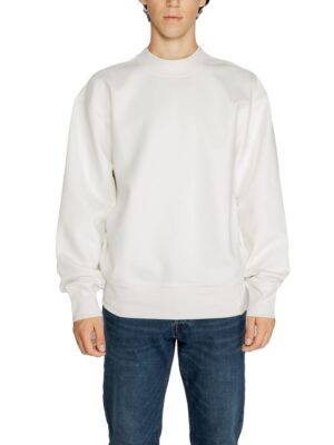 Calvin Klein Jeans White Recycled Cotton Sweater