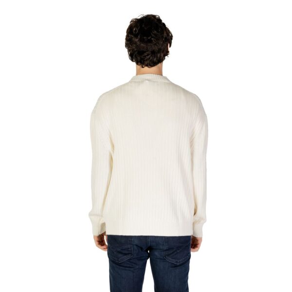 Calvin Klein Jeans Cream Cotton Sweater - Image 2