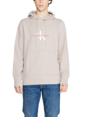 Calvin Klein Jeans Beige Recycled Cotton Sweater