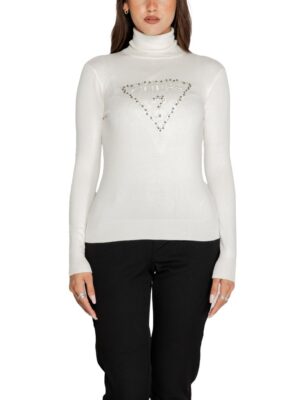 Guess White Viscose Sweater