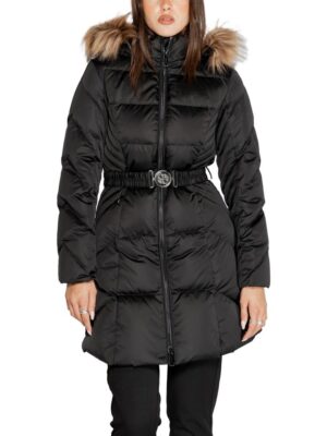 Guess Black Polyester Jackets & Coat