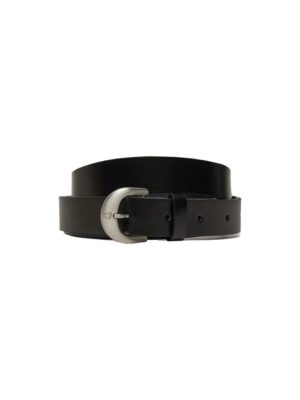 Calvin Klein Jeans Black Leather Belt