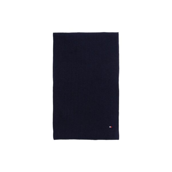 Tommy Hilfiger Blue Cotton Scarf - Image 4