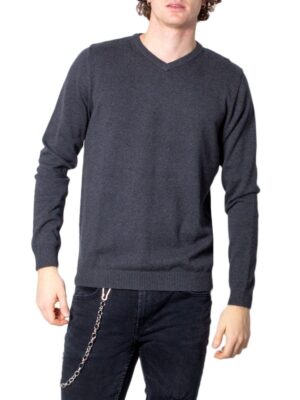 Jack Jones Gray Cotton T-Shirt