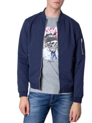 Jack Jones Blue Polyester Jacket