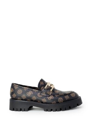 Guess Brown Polyethylene Flat Shoe