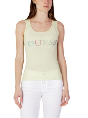 Guess Green Cotton Tops & T-Shirt