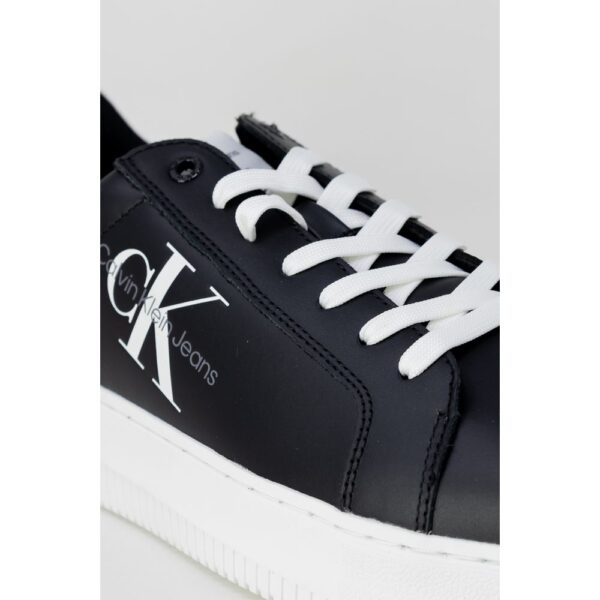 Calvin Klein Jeans Black Leather Sneaker - Image 3