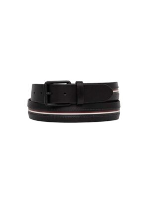 Tommy Hilfiger Black Leather Belt