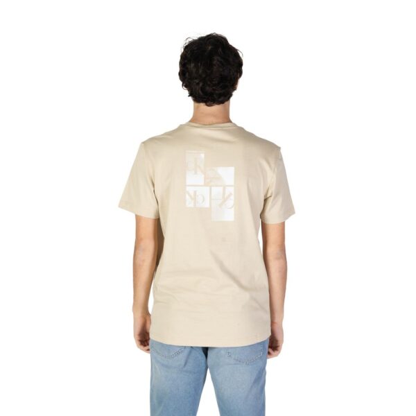 Calvin Klein Jeans Beige Cotton T-Shirt - Image 2