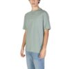 Calvin Klein Jeans Green Cotton T-Shirt - Image 3