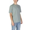 Calvin Klein Jeans Green Cotton T-Shirt - Image 4