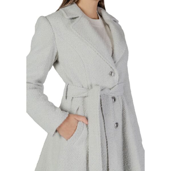 Guess Gray Polyester Jackets & Coat - Image 2