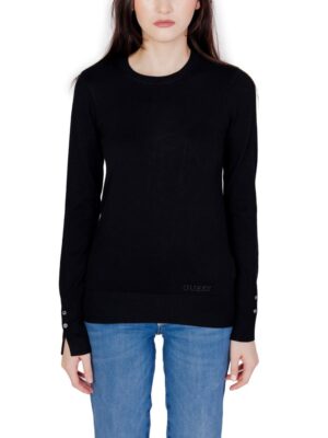 Guess Black Cotton Tops & T-Shirt