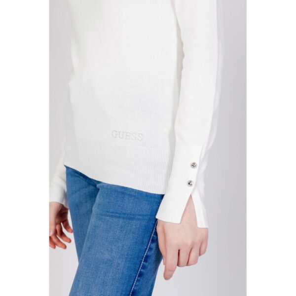 Guess White Cotton Tops & T-Shirt - Image 4