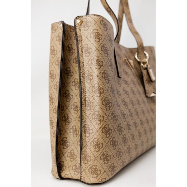 Guess Beige Polyethylene Handbag - Image 3