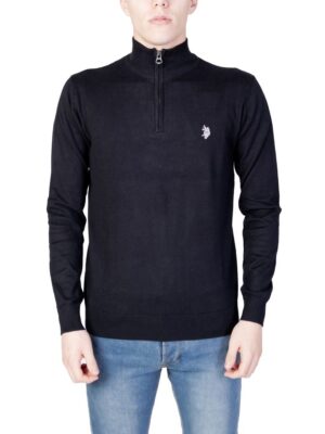 U.S. POLO ASSN. Black Cotton Sweater