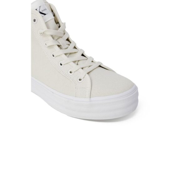 Calvin Klein Jeans Beige Recycled Cotton Sneaker - Image 3