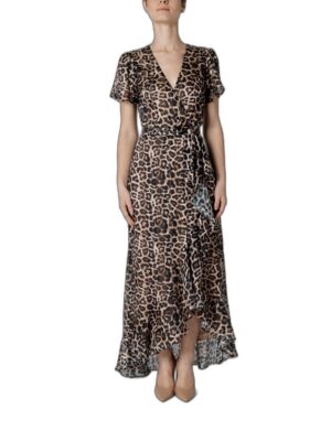 Guess Brown Polyester Dress