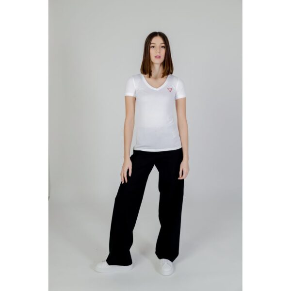 Guess White Cotton Tops & T-Shirt - Image 4